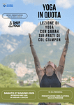 Yoga in quota sui prati di Col Ciampon