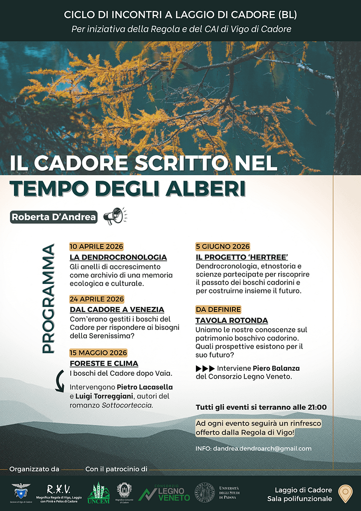 La dendrocronologia - "Il Cadore scritto nel tempo degli alberi"